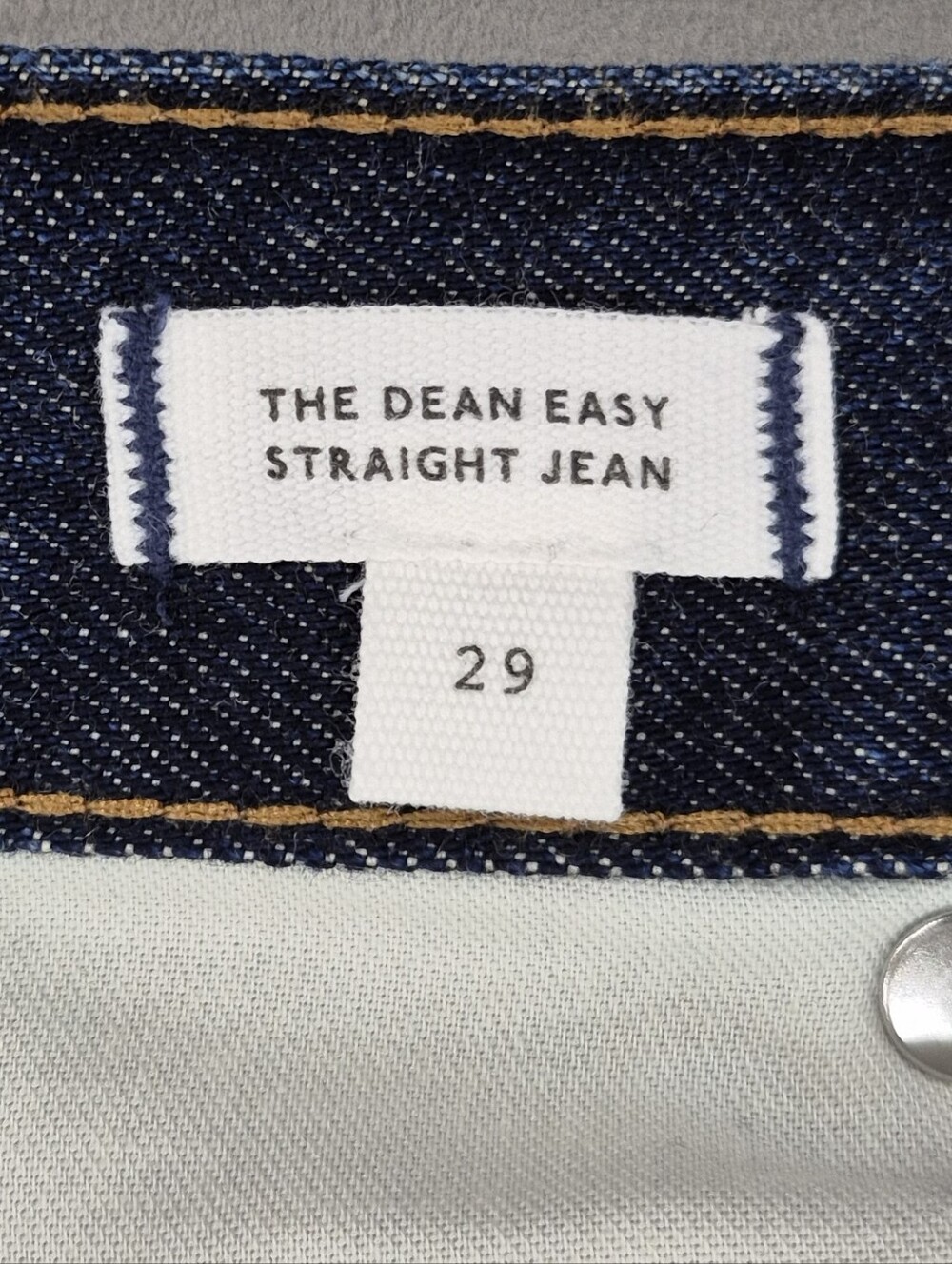 Madewell The Dean Easy Straight Jean women's 29 Softdrape dark wash mid rise - Picture 10 of 14